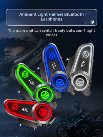 Hengjiang-A30 vodootporna Bluetooth slušalica za kacige motociklista – Kompatibilna s kacigama full-face i half-face – Duga trajnost baterije – hands-free pozivi