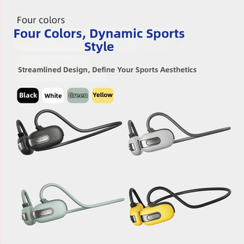 Slúchadlá s kostnou vodivosťou pre plávanie – IPX8 vodotesné, Bluetooth 5.3, USB 3.0, batéria 120 mAh, zadné zavesenie