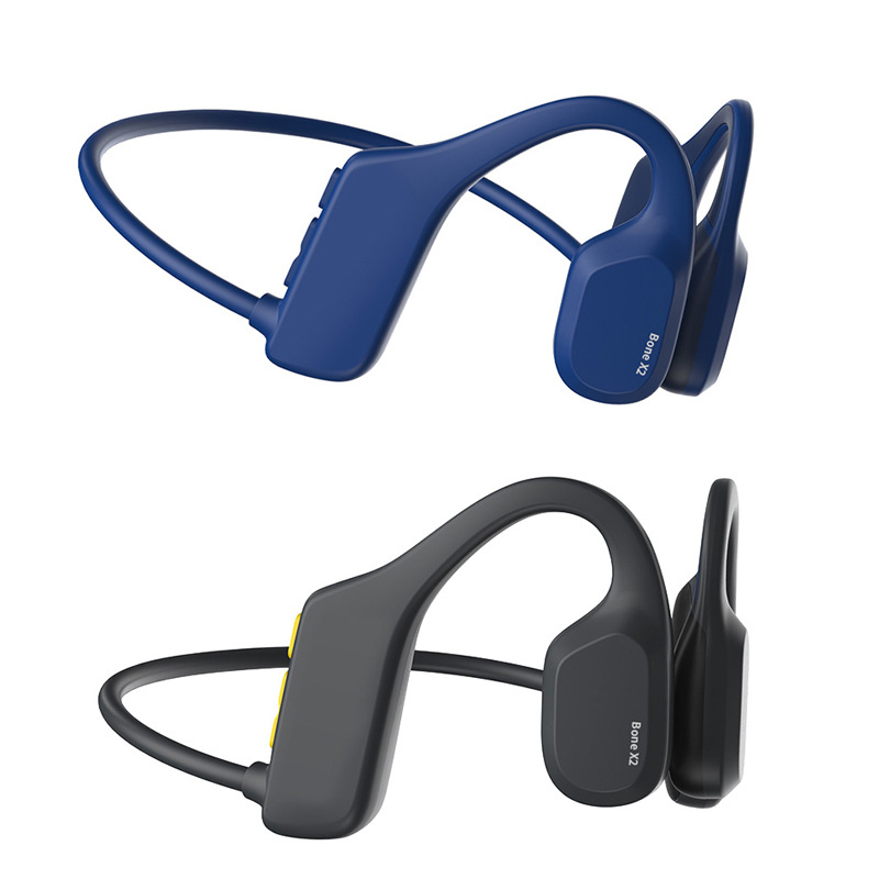 Căști cu conductie osoasă, IP68 rezistente la apă, design de susținere pentru ureche, Bluetooth 5.4, stereo, autonomie baterie 72 h