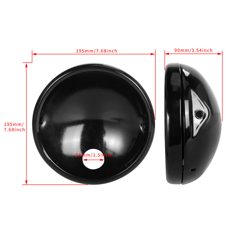 Kućište svjetla za motocikl Chengfeng – univerzalni tip, zaštita svjetla, model Headlight housing