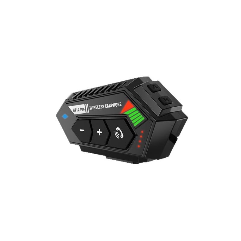 BT12Pro Bluetooth slušalica za kacigu motocikla – Bluetooth 5.3, vodootporna, redukcija buke, baterija 2000mAh, do 30 sati reproducije glazbe