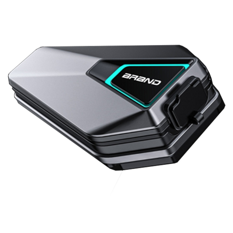 Bežični headset za kacigu za potpuno lice motocikla — Bluetooth 5.0, pozivi bez ruke, reprodukcija glazbe, redukcija šuma, stereo, doseg 500 m