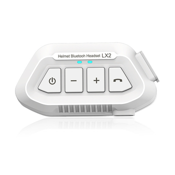 LX2 motorkerékpár sisakhoz Bluetooth headset zajcsökkentéssel, sztereó kétoldali, Bluetooth 5.3, 15 m hatótáv, zene és hívások