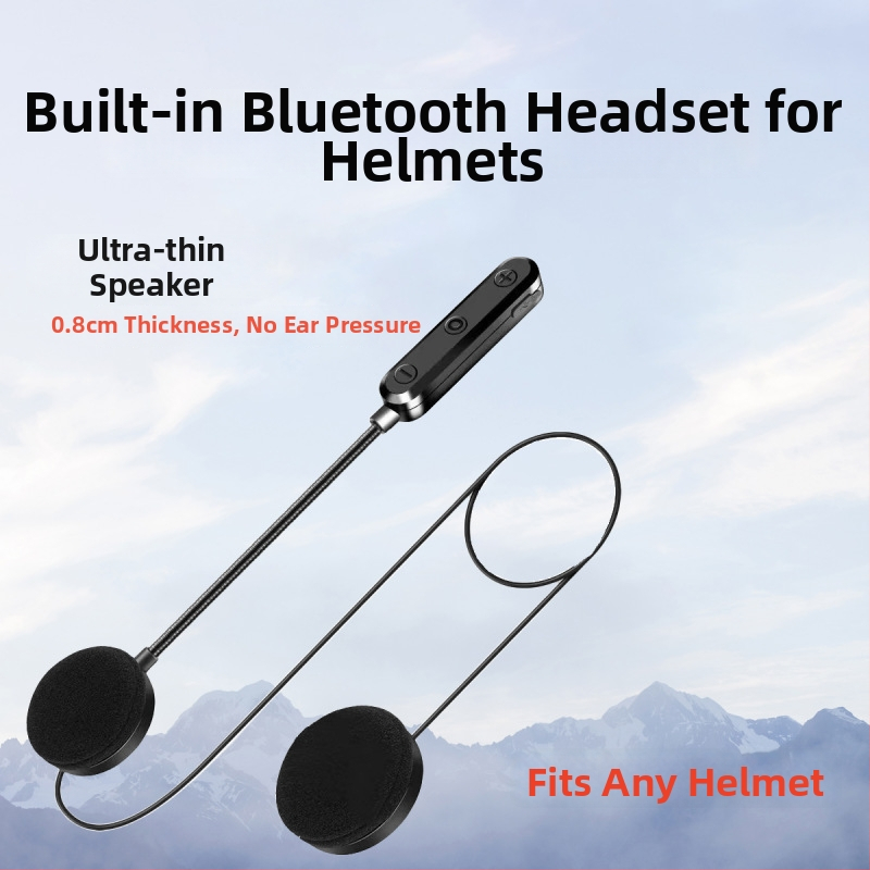 Príslušenstvo prilby pre elektrický motocykel s integrovaným Bluetooth slúchadlom, Bluetooth 5.0, dosah 10 m, stereo zvuk, 10 hodín batérie