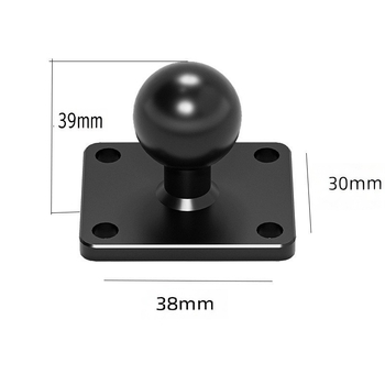 Aluminijski kvadratni nosač za kameru s 17 mm kugličnom glavom, model 12356, kompatibilan sa nosačem za tablet