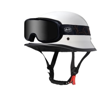 Casca de motocicletă tip semi-jet cu design retro, ABS, certificare 3C, pentru adulți, utilizare pe tot timpul anului