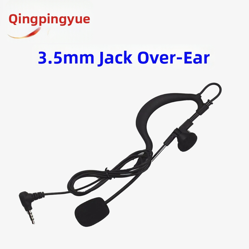 Interkom slúchadlo pre futbalového rozhodcu s uchom na ucho, 3,5 mm rozhranie, potlačenie šumu, hovory a hudba, vlastné logo, súkromný model