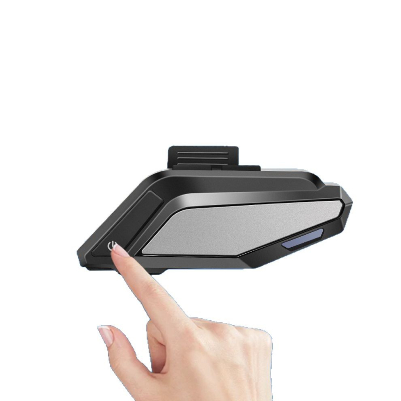 Motociklistička kaciga s Bluetooth slušalicama, privatni model — Bluetooth 5.3, doseg 100 m, 3D zvuk, stereo, vodootporna i otporna na prašinu