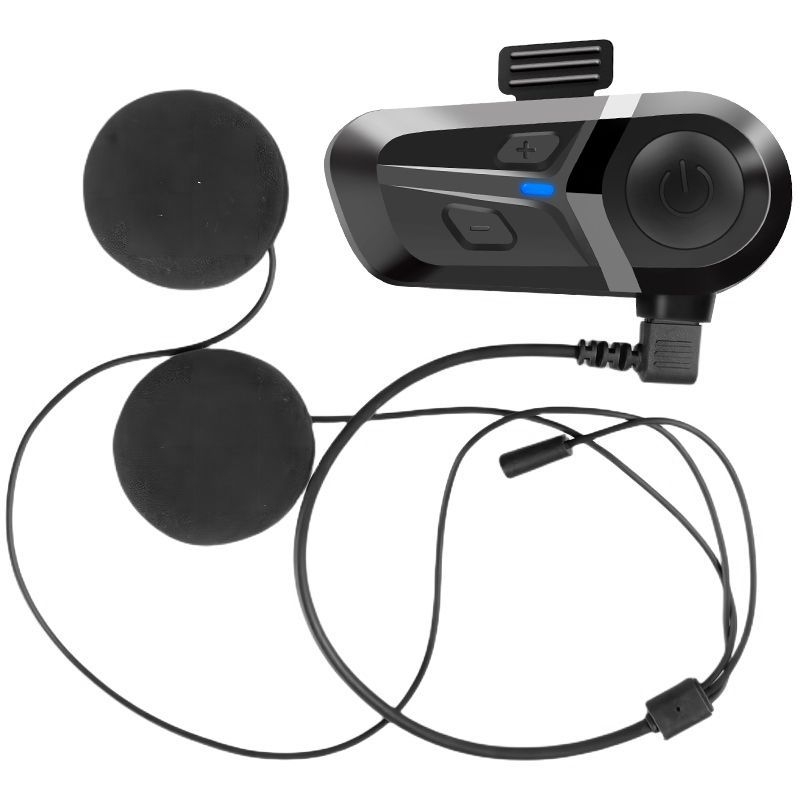 Bluetooth slušalica za motorističku kacigu — dvostrano stereo, Bluetooth 5.3, domet 100 m, baterija 15 h, vodootporna i prašini otporna, glazba i hands-free pozivi