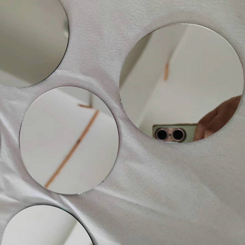 Kozmetičko kružno ogledalo, bez okvira, neelektrično, za spavaću sobu ili kupaonu, prilagodljivo