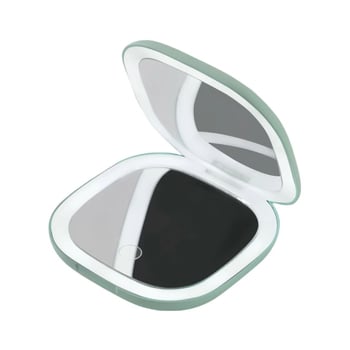 LED tükör ABS kerettel, ezüst tükör, Termékkód CSM039, Egyedi logó nyomtatás