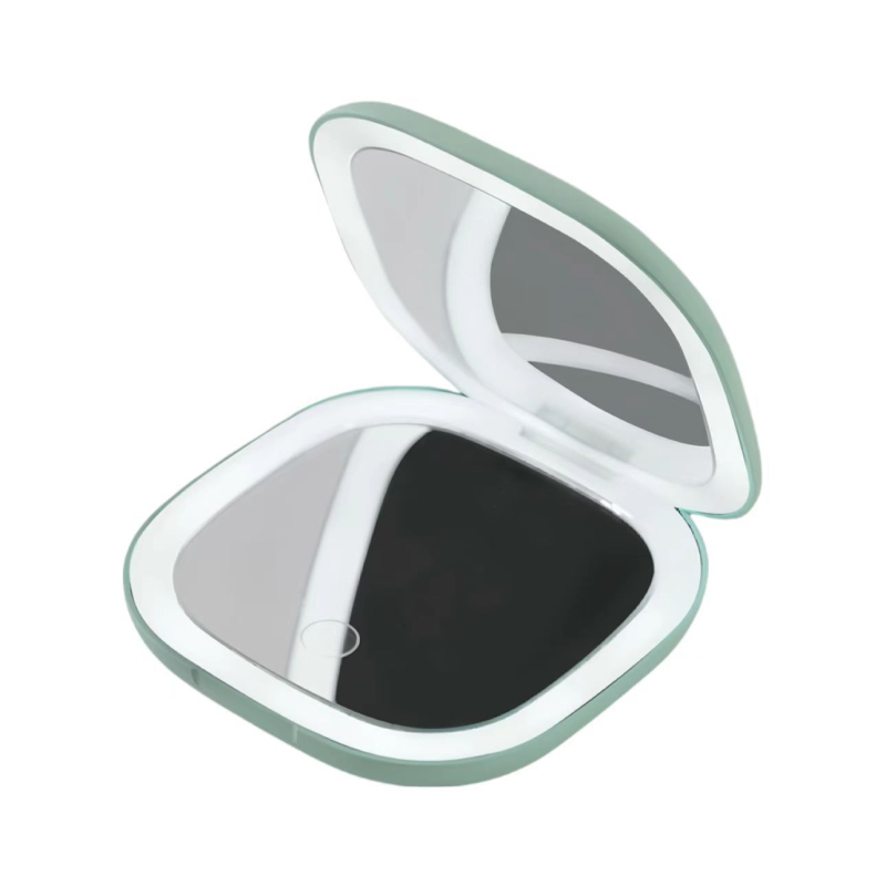 LED tükör ABS kerettel, ezüst tükör, Termékkód CSM039, Egyedi logó nyomtatás