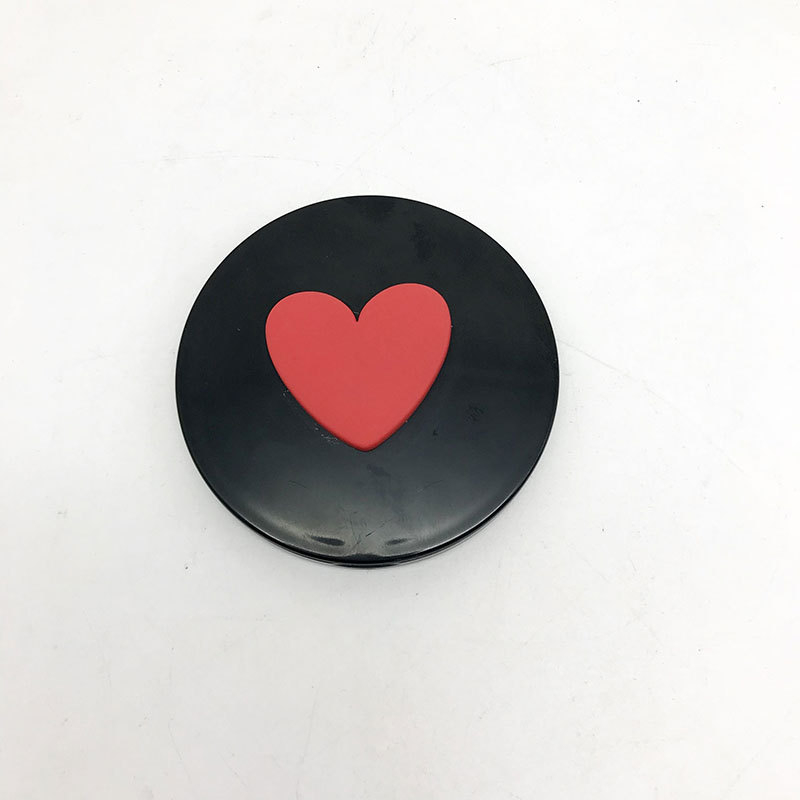 Ajándék tükör, hordozható, összecsukható, (mágneses dupla oldalú, 2x nagyítás, 7,5 cm átmérő)