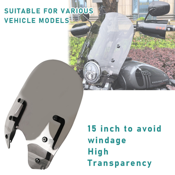 Akrilno prednje staklo za motocikl Harley Dyna Streetfighter/Softail — model: prednje staklo, materijal: akril, marka: Hgp