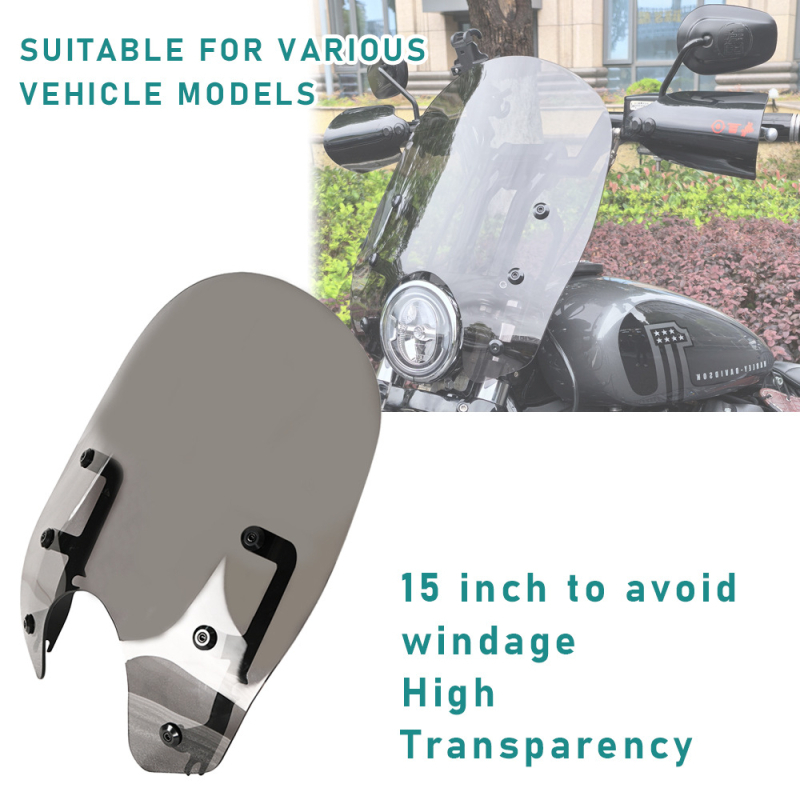 Akrilno prednje staklo za motocikl Harley Dyna Streetfighter/Softail — model: prednje staklo, materijal: akril, marka: Hgp