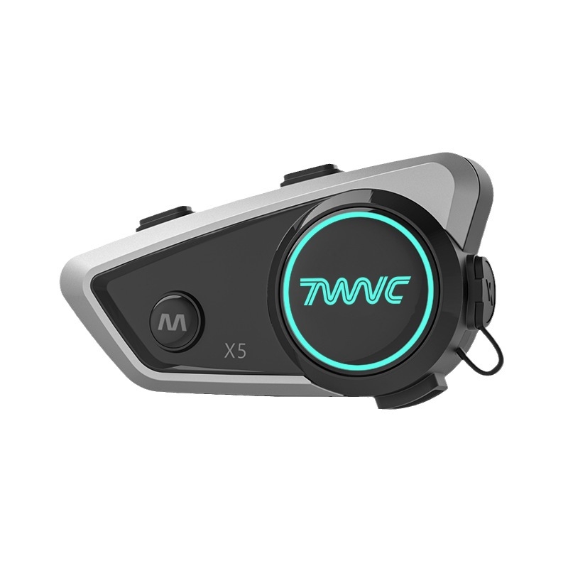 Bežično Bluetooth slušalica za kacigu motocikla s dvostrukim interkomom, kompatibilna s više marki, za vanjske sportove