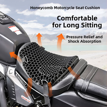 Sjedalo za motocikl s šesťotučh olikom štruktúrom, Youtai brend, TPE materijal, Full-Helmet stil