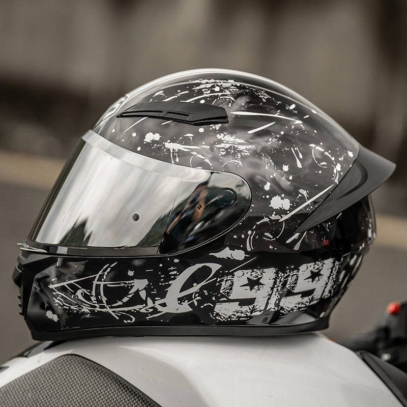 Aishi 3C certificirana kaciga za motocikl s punim licem, Bluetooth, za sve sezone