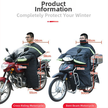 Motocyklový štít, PVC, vodeodolný, jednoplastový dizajn