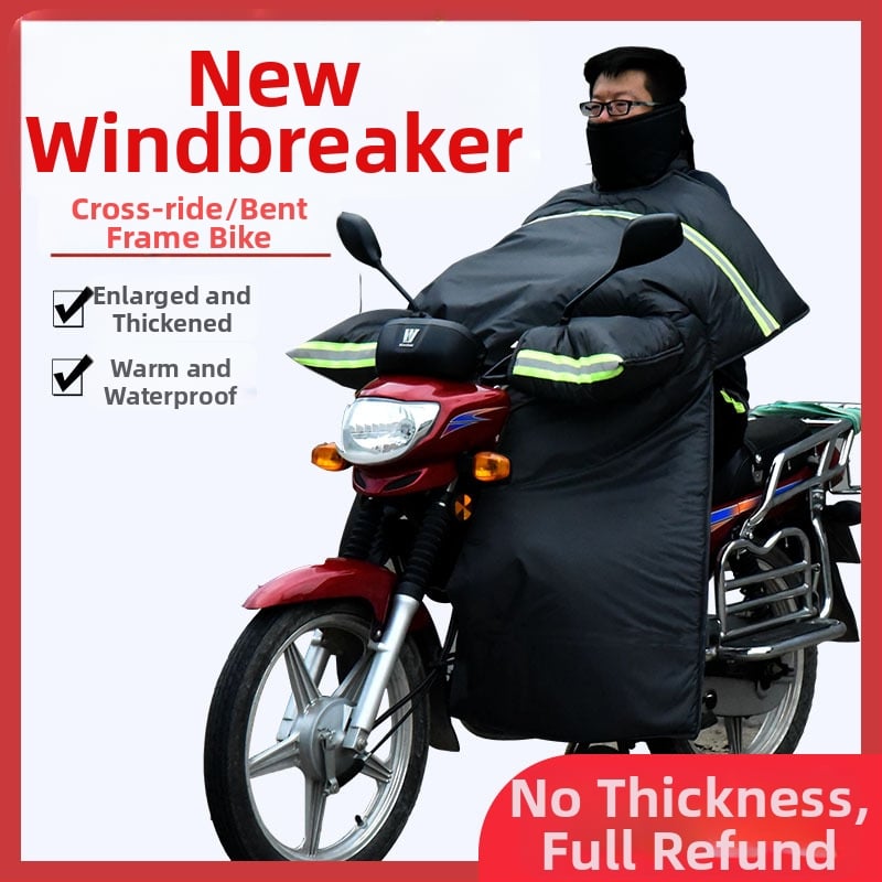 Motocyklový štít, PVC, vodeodolný, jednoplastový dizajn