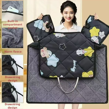 Flísové zateplené proti vetru obliečka pre elektrické vozidlá, univerzálne pre motocykle a elektrické skútre, vodotesná, zimná hrúbka