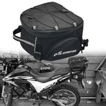 Torba za kacigu za motocikl na stražnje sjedalo, kompatibilna s BMW R1200GS/R1250GS, velika kapaciteta, vodootporna platnena torba
