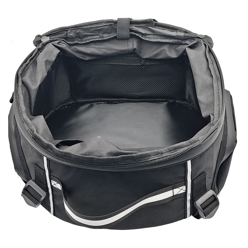 Torba za kacigu za motocikl na stražnje sjedalo, kompatibilna s BMW R1200GS/R1250GS, velika kapaciteta, vodootporna platnena torba
