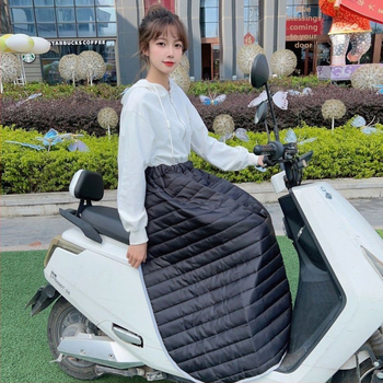 Vetruodolná prikrývka s výplňou z peria pre elektrické vozidlá a bicykle; tlač loga možná; štýl 35909850