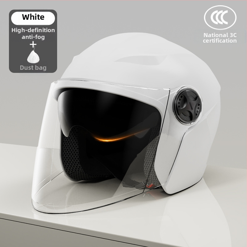 AXK ABS polu-kaciga za električni motocikl, unisex, 3C certifikat, četiri sezone uporabe, zimna toplina