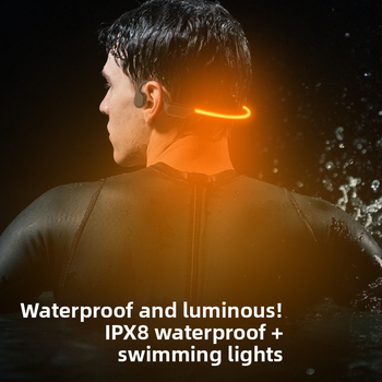 Slúchadlá s kosťovou vodivosťou IP68, Bluetooth 5.4, dosah 15 m, výdrž batérie viac než 8 hodín