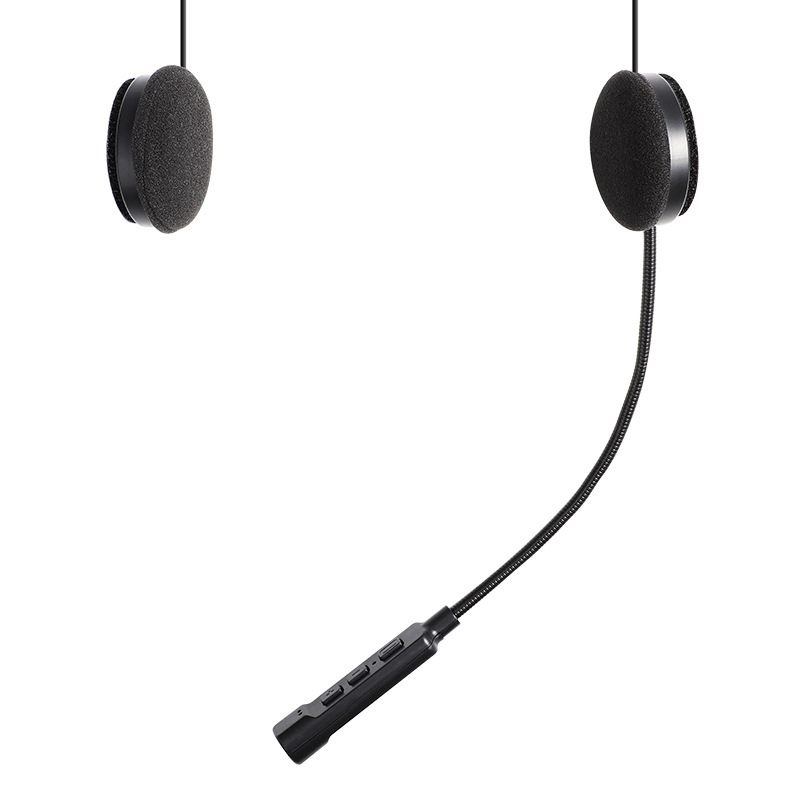 MT02 căști Bluetooth pentru cască de motocicletă cu microfon încorporat, apeluri hands-free, navigație și muzică (Bluetooth 5.0; design pentru purtare la nivelul gâtului; stereo; funcție de apeluri; redare muzică)