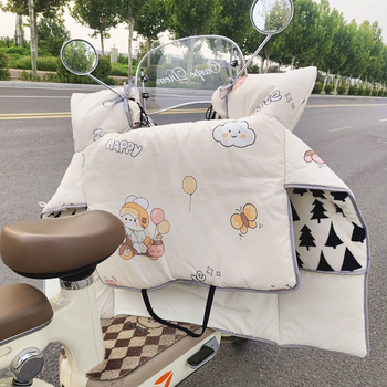 Κάλυμμα ανέμου για ηλεκτρικά οχήματα και μοτοσικλέτες με χειμερινή βελούδινη επένδυση, αδιάβροχο και ανθεκτικό στον άνεμο, πολυεστερικό ύφασμα, κατάλληλο για όλες τις εποχές