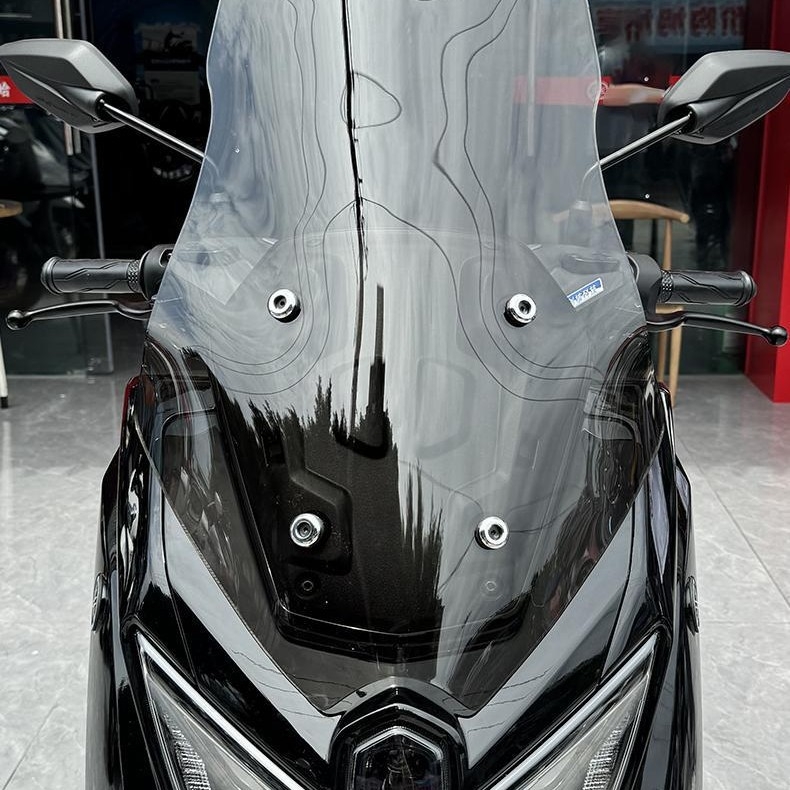 PC προστατευτική πλάκα εμπρόσθιου φράγματος για Yamaha NMAX155, μοντέλο 2025, συμβατή με NMAX V3, εξατομικευμένη επεξεργασία, μη ανακλαστικό