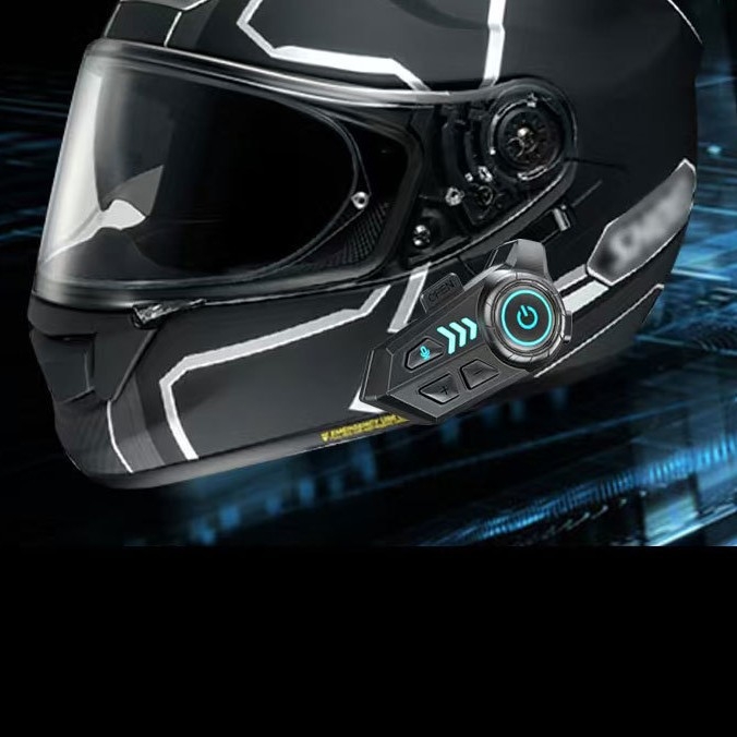 X10C Bluetooth ακουστικό για κράνος – Αδιάβροχο, Μείωση Θορύβου, Bluetooth 6.0, Μπαταρία 400 mAh, Μακρύς Χρόνος Λειτουργίας, πάνω από το αυτί, Έλεγχος Αφής + Κουμπί