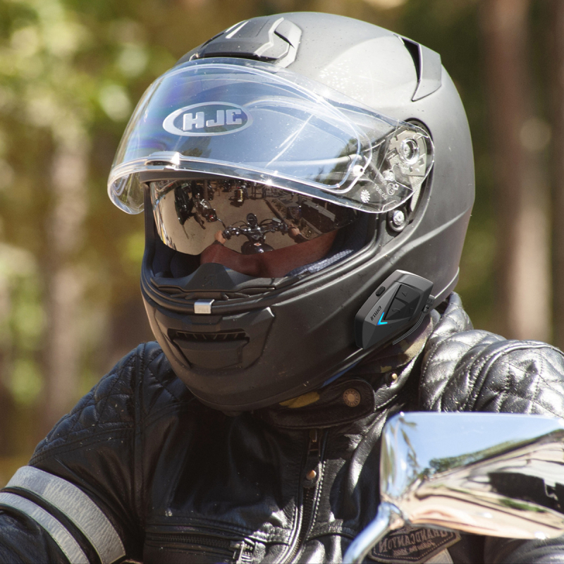 INWA bezdrôtový interkom pre motocyklové prilby, plná prilba, IPX6 vodeodolný, Bluetooth 5.0, dosah 200 m, výdrž viac než 8 hodín