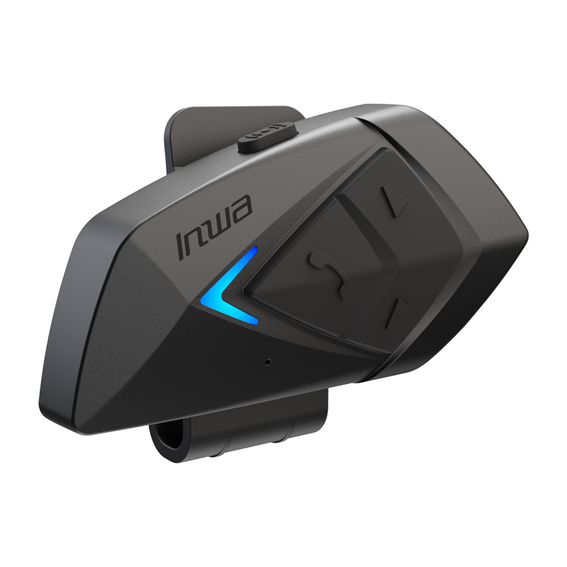 INWA bezdrôtový interkom pre motocyklové prilby, plná prilba, IPX6 vodeodolný, Bluetooth 5.0, dosah 200 m, výdrž viac než 8 hodín