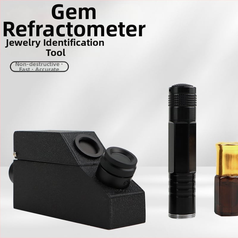 Refraktometru portabil pentru bijuterii, identificare diamante și pietre prețioase, model C98, brand Suptool