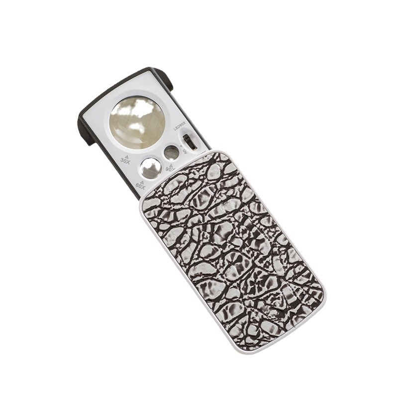 MG 774-3ZXA Lupa za nakit s izvlačnim objektivom i svjetlom za provjeru bankovnih čekova