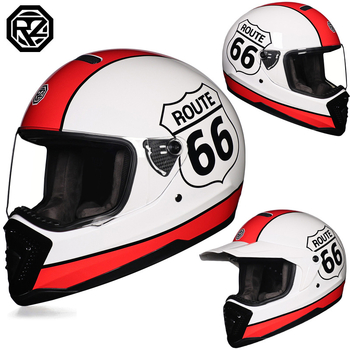 Orz retro kaciga za motocikl - unisex, off-road stil, ABS
