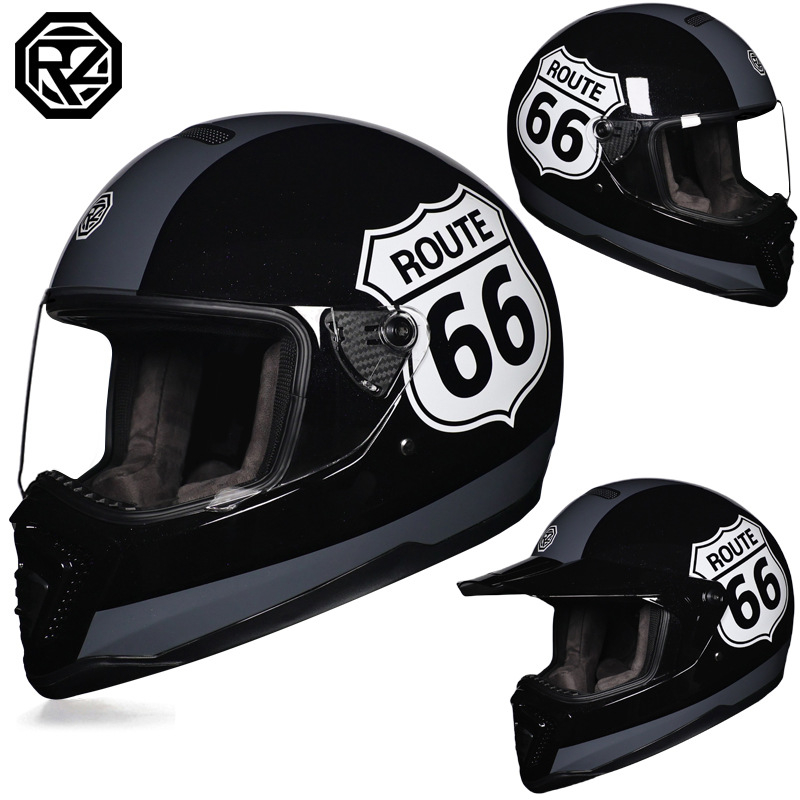 Orz retro kaciga za motocikl - unisex, off-road stil, ABS
