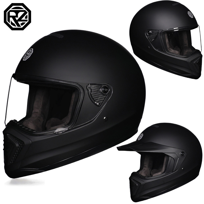Orz retro kaciga za motocikl - unisex, off-road stil, ABS
