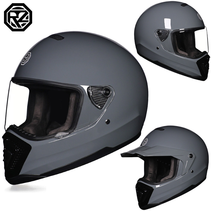 Orz retro kaciga za motocikl - unisex, off-road stil, ABS