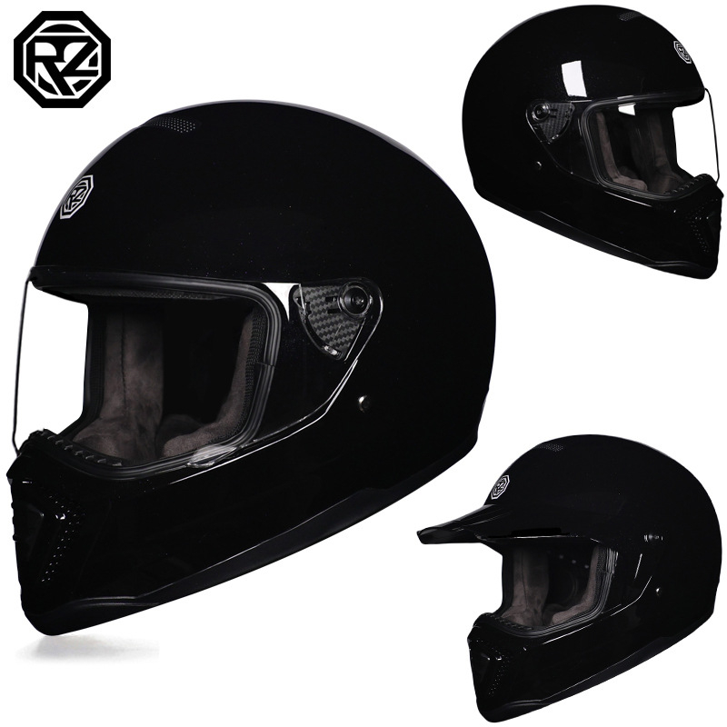 Orz retro kaciga za motocikl - unisex, off-road stil, ABS