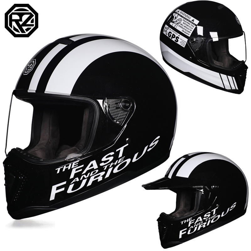 Orz retro kaciga za motocikl - unisex, off-road stil, ABS