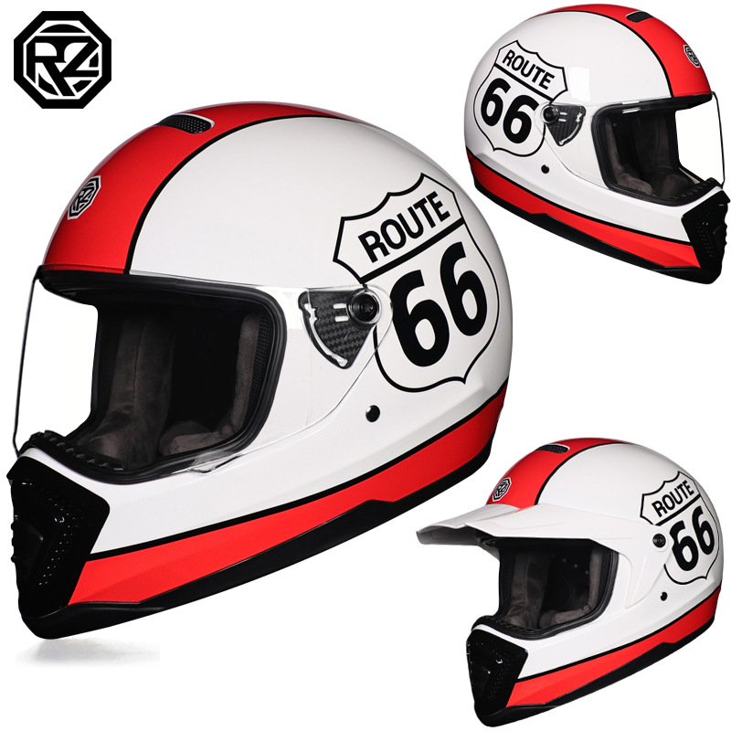 Orz retro kaciga za motocikl - unisex, off-road stil, ABS