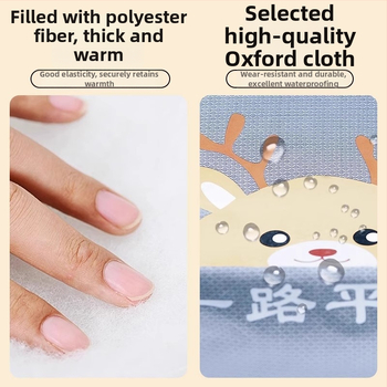 Chránič nô pre elektrické vozidlo s predným štítom — kolenné chrániče pre motocykle a skútre, cartoon štýl, materiál s hodvábnym kvetinovým vzorom