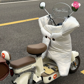 Αντιανεμική κουβέρτα για μοτοσικλέτες και ηλεκτρικά οχήματα, χειμερινή επένδυση από φλίς, αδιάβροχο PU υλικό, άνοιγμα με το χέρι