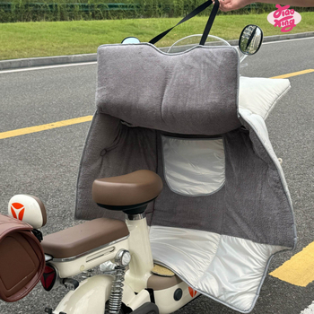 Αντιανεμική κουβέρτα για μοτοσικλέτες και ηλεκτρικά οχήματα, χειμερινή επένδυση από φλίς, αδιάβροχο PU υλικό, άνοιγμα με το χέρι