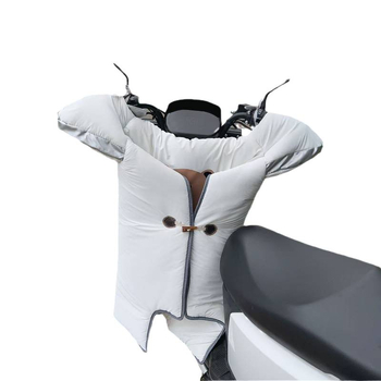 Αντιανεμική κουβέρτα για μοτοσικλέτες και ηλεκτρικά οχήματα, χειμερινή επένδυση από φλίς, αδιάβροχο PU υλικό, άνοιγμα με το χέρι