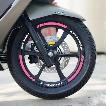 Naljepnice za felge motocikla VARIO - prilagodljive, vodootporne, reflektirajuće, Callidi